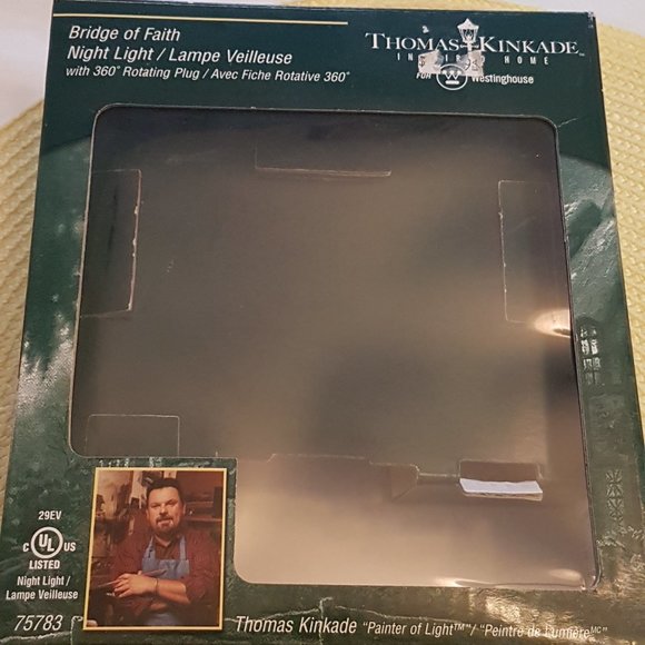 Thomas Kinkade Bridge of Faith Night Light - Picture 9 of 9